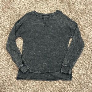 Dark Grey Waffle Tee